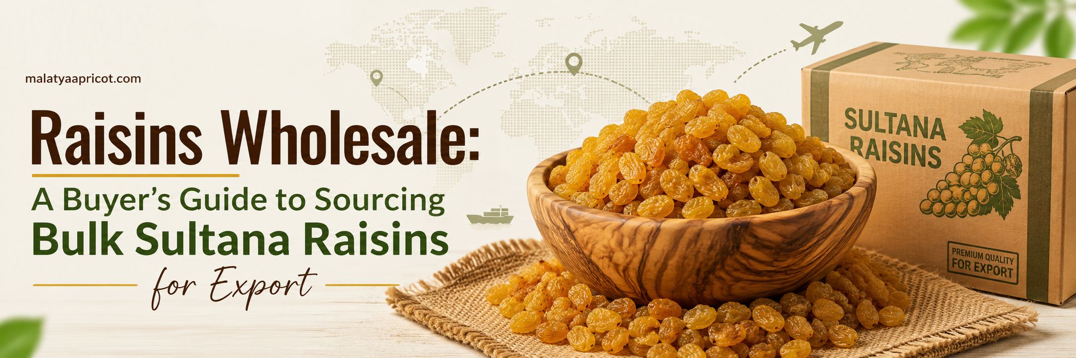 Raisins Wholesale: A Buyer’s Guide to Sourcing Bulk Sultana Raisins for Export