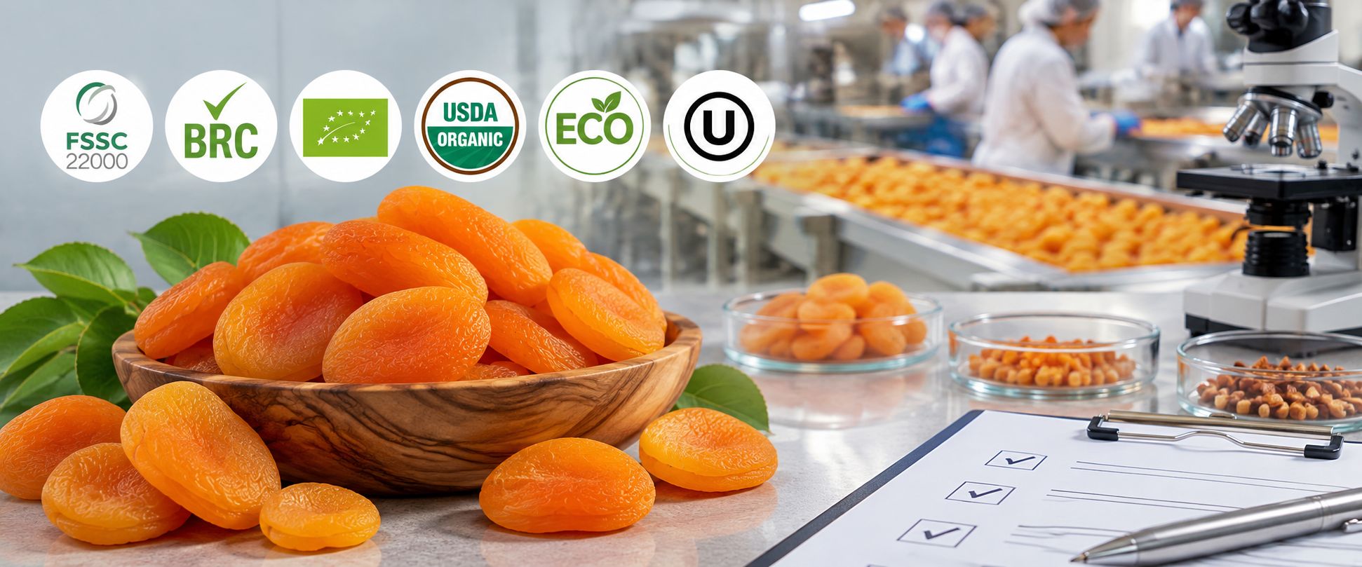 Food Safety Certifications for Nuts and Dried Fruits